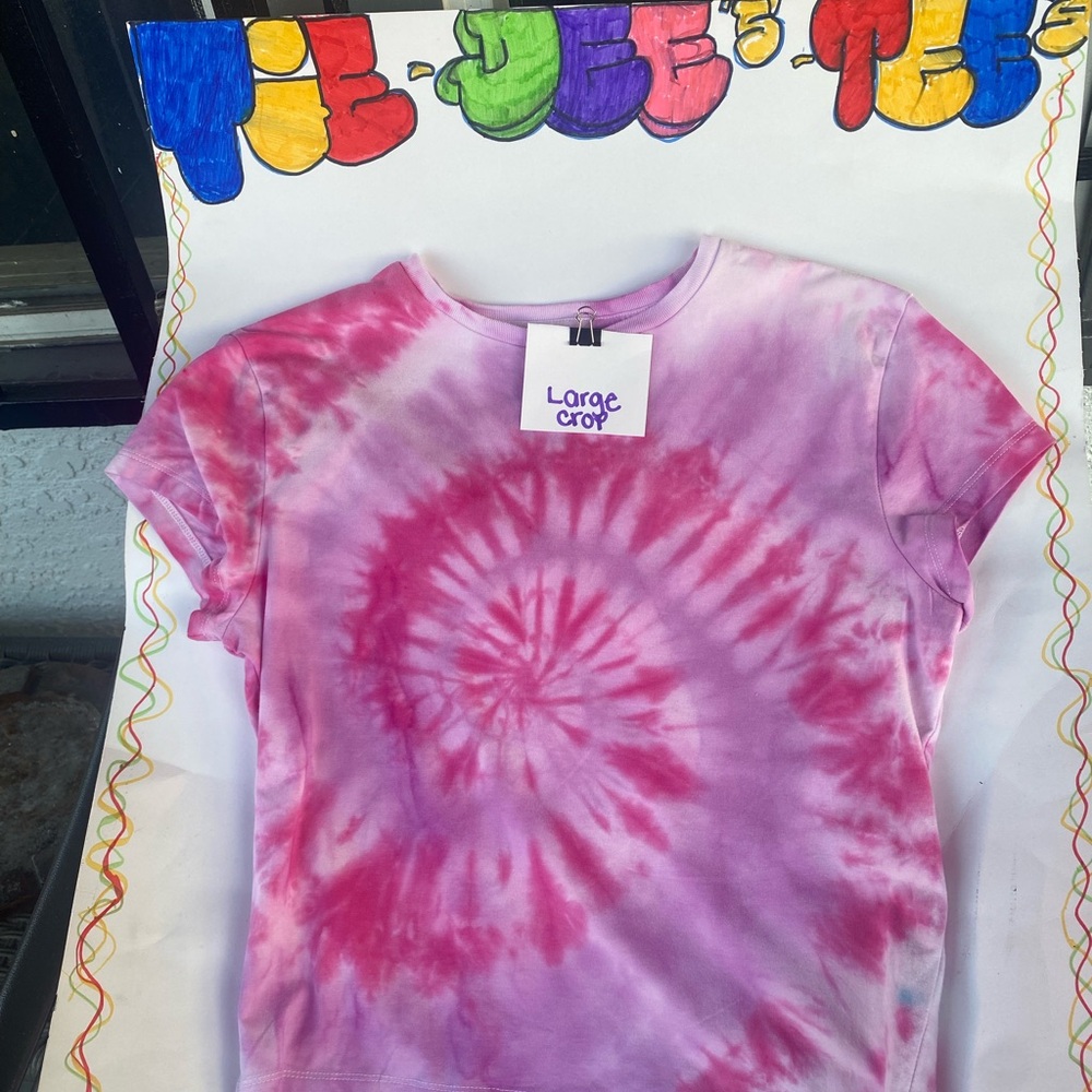 Tie-Dye Pink Teen/Young Adult Shirt